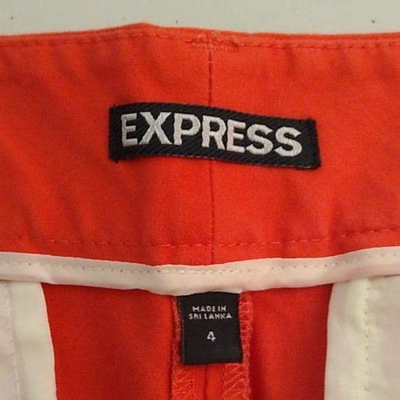 EXPRESS  EDITOR, 4" INSEAM, 4 POCKET, BELT LOOPS, MIDRISE SHORTS - Picture 4 of 7